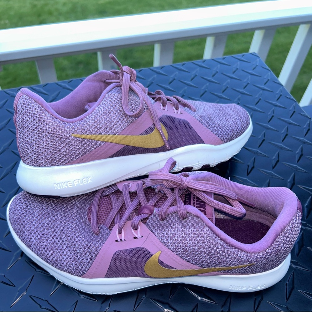 Nike Women's Flex Trainer 8 AMP Plum Dust Size 8
